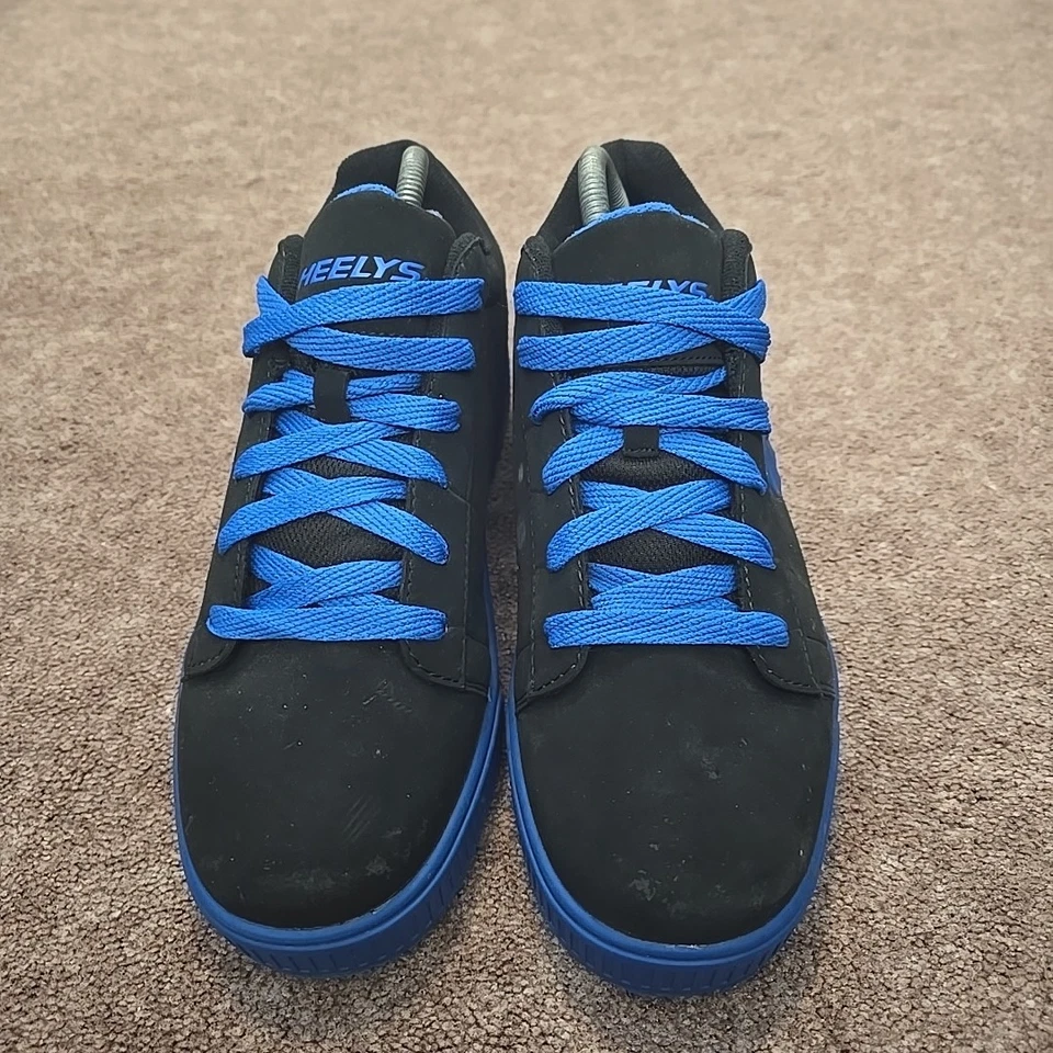 De colección 2011 Heelys Recto Negro/Azul 770034H Modelo Y2K Pro, Para Hombre Talla 11 Foto 3 de 4