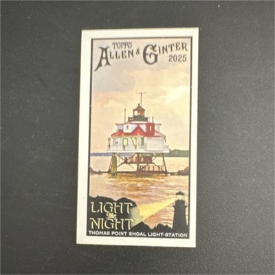 Topps Allen & Ginter 2025 Light the Night Thomas Point Shoal Light Station