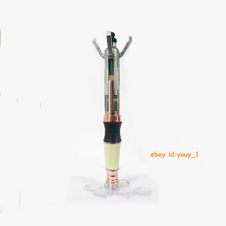 Doctor Who 12th Metal Infrared Remote Sonic Screwdriver Openable Claws Cos Prop - Image 2 of 4