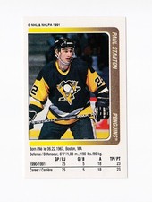 1991-92 Panini Stickers #274 Paul Stanton Pittsburgh Penguins