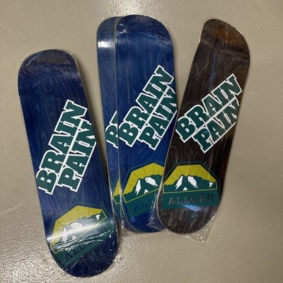 BrainPain Skateboard Deck 8,8 aus dem Real Wood Shop Allgäu Skateshop Histori