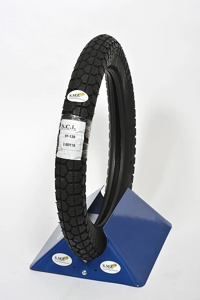 HONDA CB350 CB360 CB350F CB400F DURO FRONT & REAR TUBED TIRE SET - Image 3 of 4