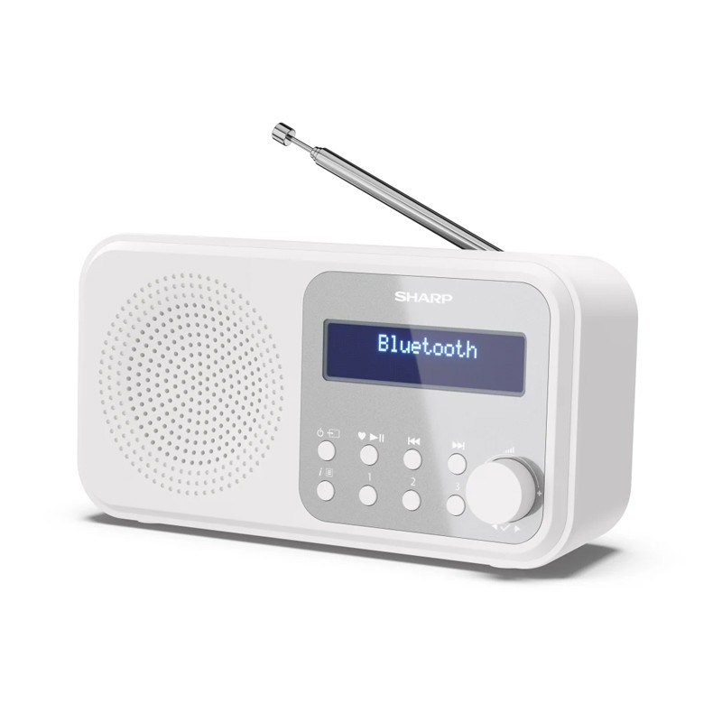 Radio Digitale Sharp DR-P420WH Bianca DAB+ Bluetooth - Offerta Online