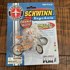 Sealed Schwinnn- Vintage 2000 Keychain Basic Fun #369-0