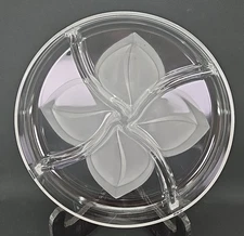 Florence 9" 4-Part Relish Platter, by Cristal D'Arques-Durand