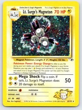 Lt. Surge's Magneton 8/132 Rare Gym Heroes Pokemon Unlimited Holo MP on eBay