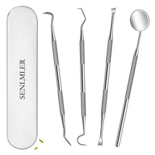 Dental Tools, Professional Plaque Remover Teeth Cleaning Tool Kit, Stainless Ste