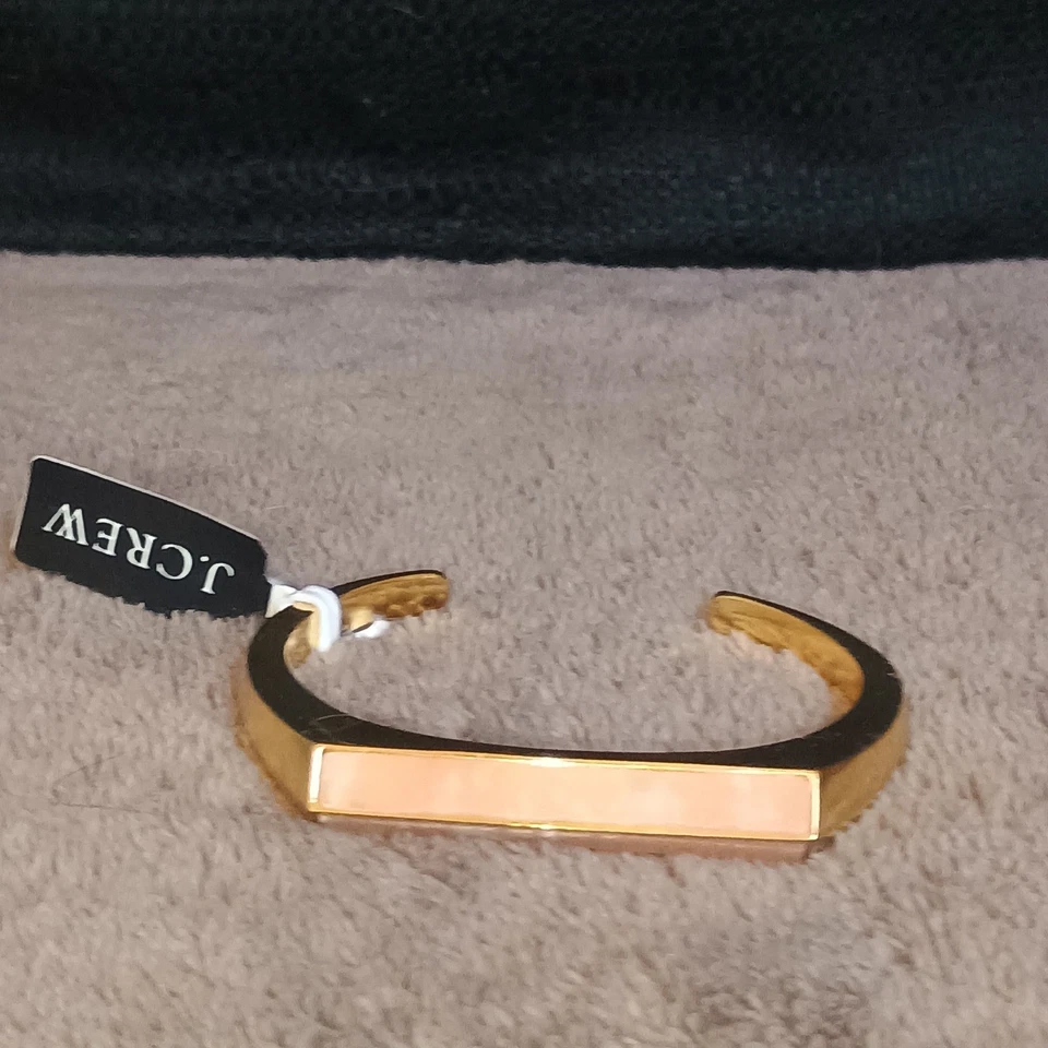 J.Crew NWT Sold Out Semi-Precious Stone Triangle Prism Cuff Bracelet - Image 2 of 4