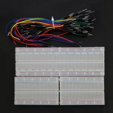 NEW Solderless Electronics 830/400 Breadboard + Jumper Wires Kit New