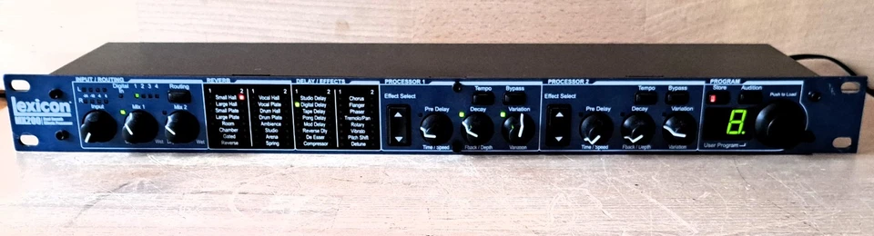 Lexicon MX200 Digital Reverb Processor, Netzteil, - Bild 2 von 4