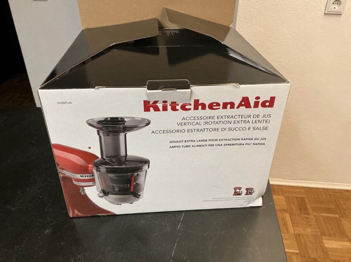 KitchenAid Entsafter Aufsatz Küchenmaschine Saft saftpresse Slow Juicer