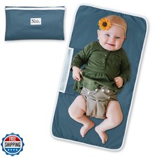 Nora's Nursery Portable Baby Diaper Changing Pad Mat - Waterproof - Sea