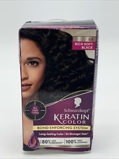 Schwarzkopf Keratin Color Permanent Hair Color 2.6 Rich Soft Black
