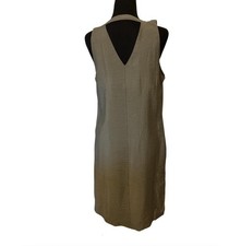 Banana Republic Olive Green Sleeveless Minimalist Dress Medium NWT