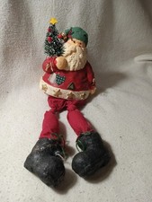 Santa Shelf Sitter Christmas Decor