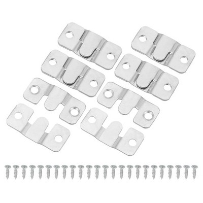Flush Mount Halterung für Eisen, 12 Stück 44x19 mm / 1,73x0,74 Zoll