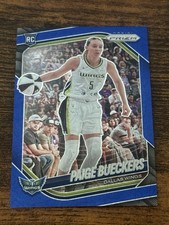 2025 WNBA Panini Prizm Paige Bueckers Blue Velocity RC #5