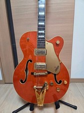 [1990s Vintage] Gretsch G6120 Chet Atkins Hollow Body Orange Stain MIJ w/ Case