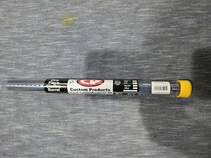 NEW CUSTOM PRODUCTS 14"AUTOCOCKER THREAD  BARREL  PEWTER PAINTBALL