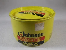 Vtg 1982 SC Johnson Paste Wax 16 oz Can Full Original Discontinued Formula