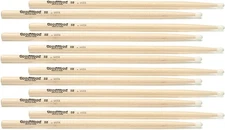 Goodwood US Hickory Drumsticks 6-pair - 5B - Nylon Tip (2-pack) Bundle