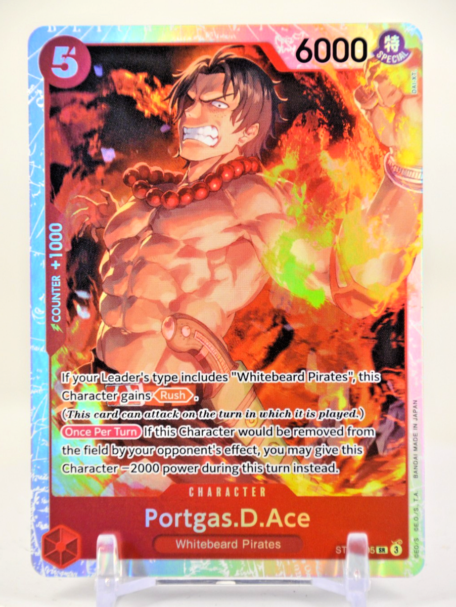 ST15-005 Portgas.D.Ace (SR) Starter Deck 15: RED Edward.Newgate | eBay