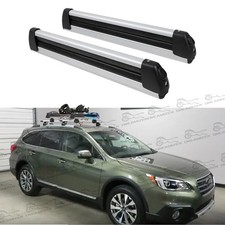 Ski Snowboard Roof Rack Carriers Cross Bar Wlock For Subaru Outback Forester