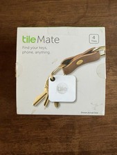 Tile Mate Bluetooth Key/Wallet/Cellphone Item Tracker Finder 4-Pack Open Box