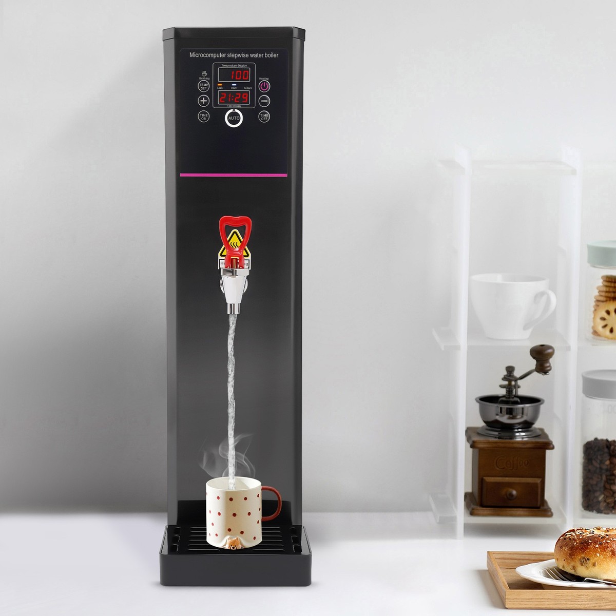 20L Electric Water Boiler, Water Boiler, Commercial Hot Water Dispenser  Black | eBay
