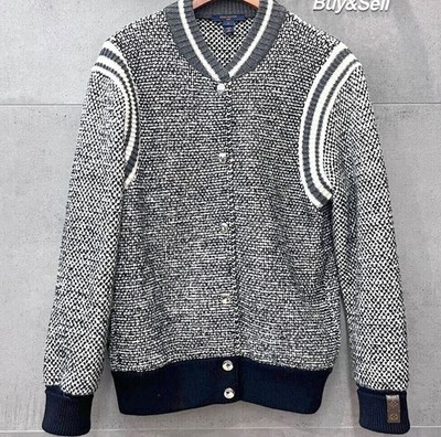 Louis Vuitton Bomberjacke Tweed grau 1A9BAGE040506 148410006