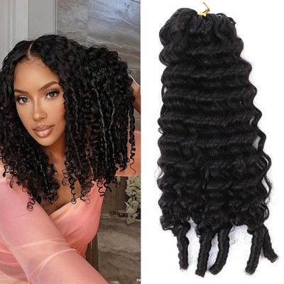 Raw Burmese Curly Human Hair Reusable Virgin Hair Extensions Natural Black