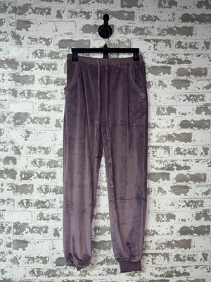 NEW! Hotouch HT Velour Style Jogger Sweat Pants - Purple Size Small