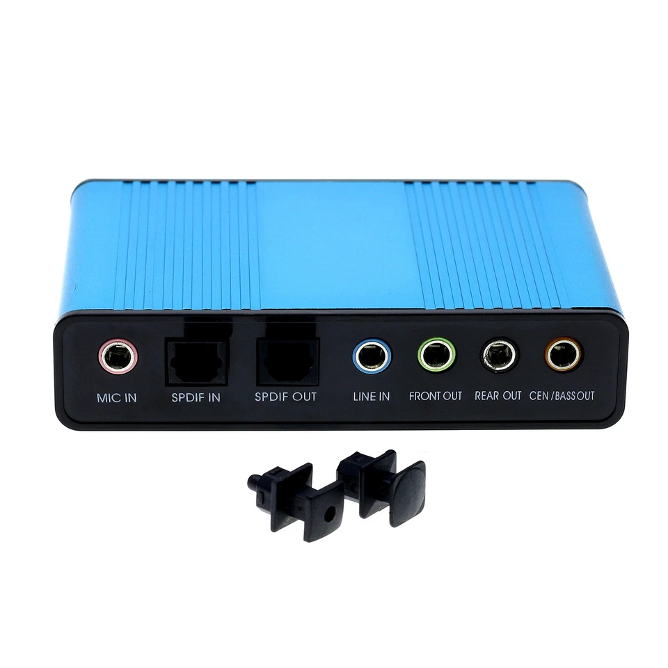 USB 2.0 External Sound Card 6 Channel 5.1 Surround Adapter Audio S/PDIF for P... - Image 4 of 4