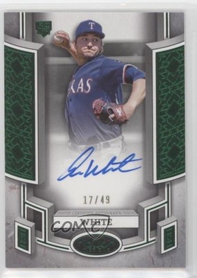 2024 Topps Tier One Break Out Green Foil 17/49 Owen White Rookie Auto RC 1l14