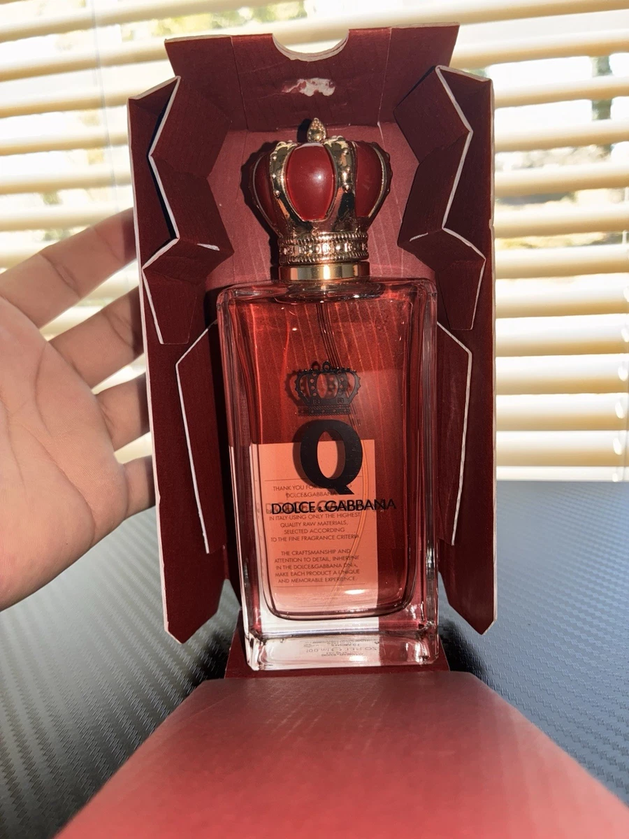 Dolce & Gabbana Q Eau de Parfum Spray 3.4 fl oz Red Bottle Crown