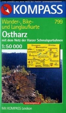 Kompass Karten, Ostharz: Wanderkarte. Mit dem Netz der H... | Buch | Zustand gut
