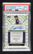 2023 Leaf Perfect Game National Showcase 1/10 Cade Townsend PSA 8 Patch Auto 8d2