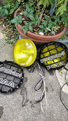 PIAA Vintage Fog Lamp Off-Road Light 30yr Old Glass Lens for Classic Cars