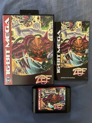 ZPF Standard Edition CIB (Sega Genesis/MD) UNUSED MINT Kickstarter Mega Cat