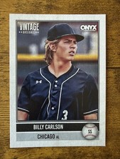 BILLY CARLSON 2026 Onyx Vintage BASE CARD #OV-BICA White Sox