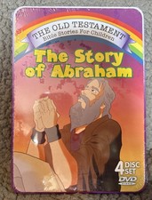 The Story Of Abraham Collector Tin 4 Disc DVD Set Cain-Abel-Noah NEW SEALED Kids