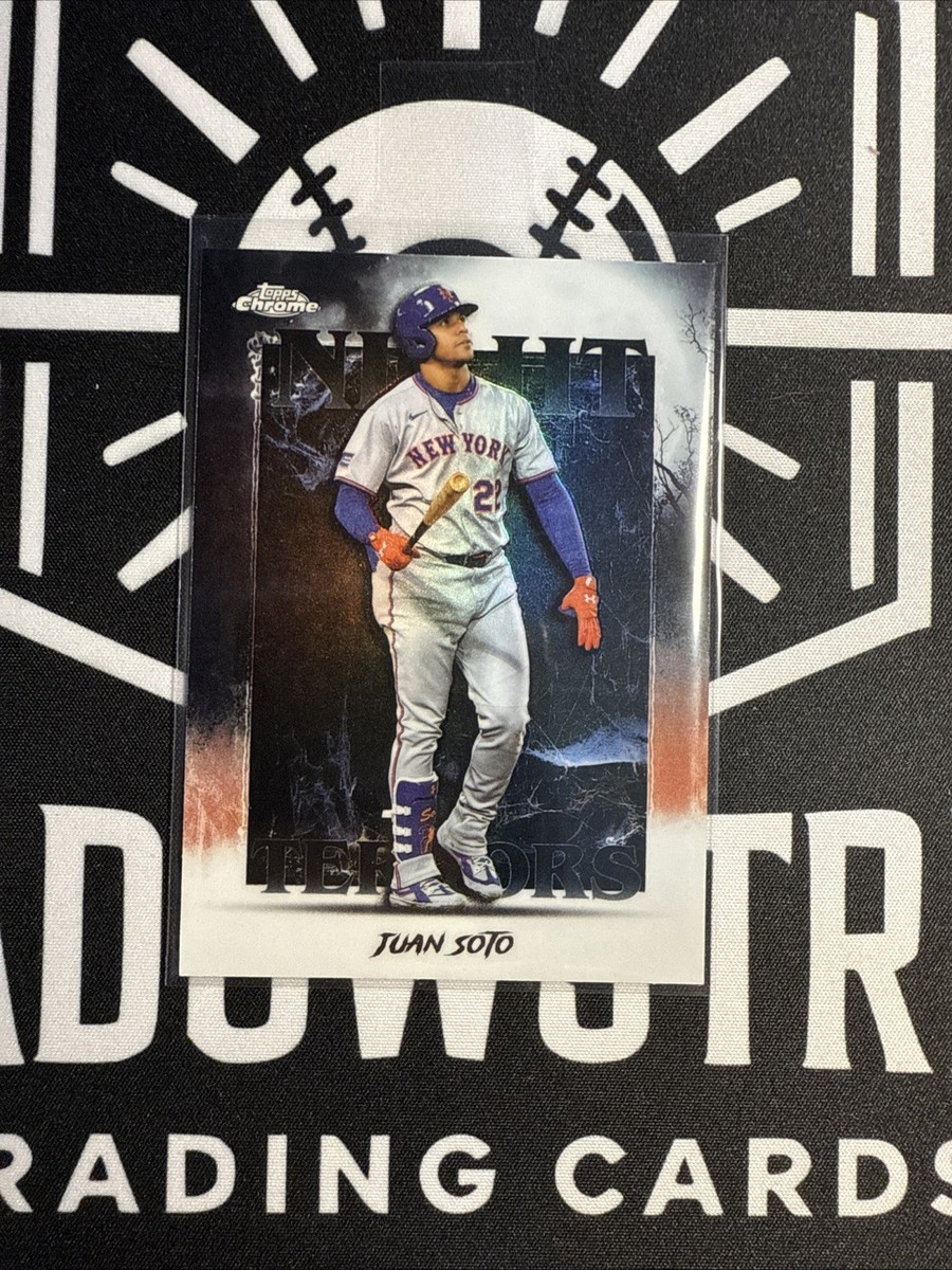 2025 Topps Chrome Update Night Terrors Juan Soto #NT-8 Mets | eBay