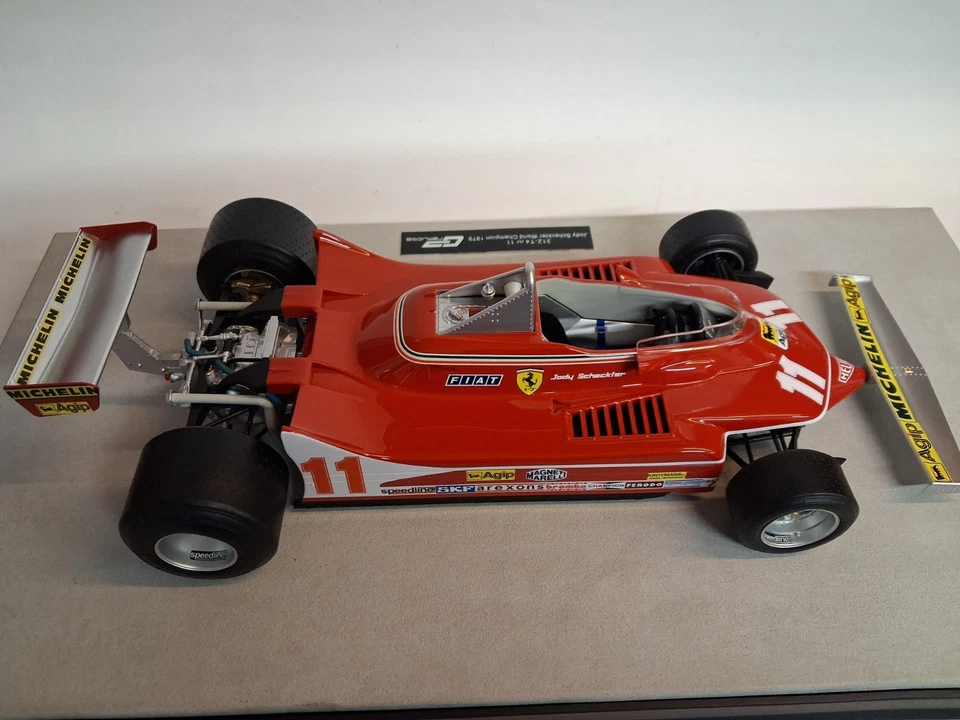 GP Replicas Ferrari 312 T4 #11 Jody Scheckter World Champion 1979 1/12 GP12-01A - Immagine 4 di 4