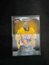 2023-24 Upper Deck Engrained Autographs Juuse Saros Auto Nashville Predators #55