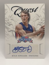 2012-13 Panini Crusade Quest Auto Kyle Singler #32 RC Rookie Autograph NM