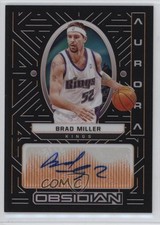 2021-22 Panini Obsidian Aurora Electric Etch Orange 29/50 Brad Miller Auto 1tb7
