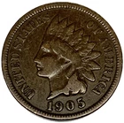 1905 Indian Head Cent Penny VG Very Good Condition 1c One Cent US Coin- 2320