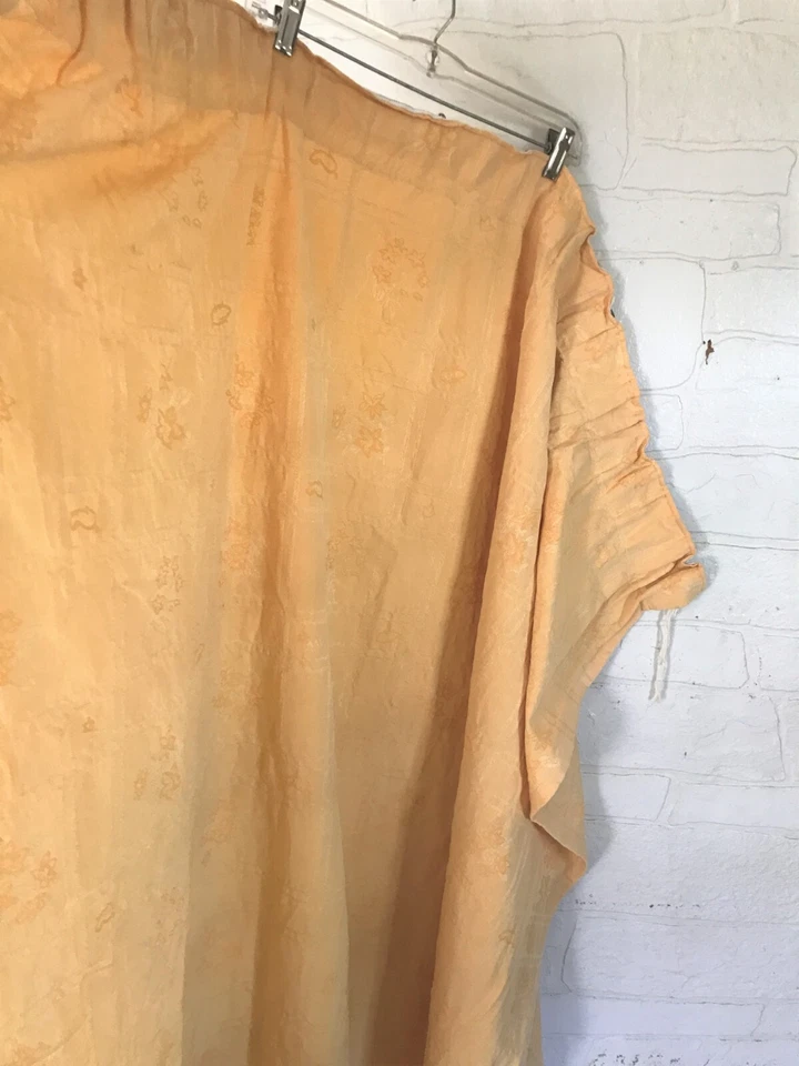 Cortinas plisadas brocado dorado vintage hechas a medida [par disponible] 41 x 62 Foto 2 de 4