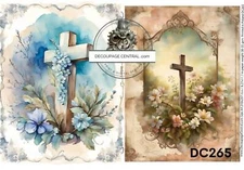 Decoupage Central, Rice Paper, Mixed Media, Crafts, A4, 8.27" x 11.69"