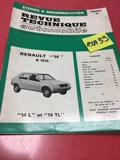 Revue technique Renault R14